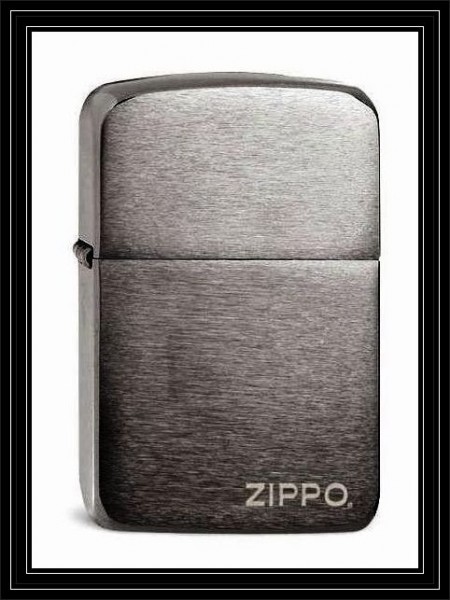 Zippo Feuerzeug Replica 1941 Black Ice Logo