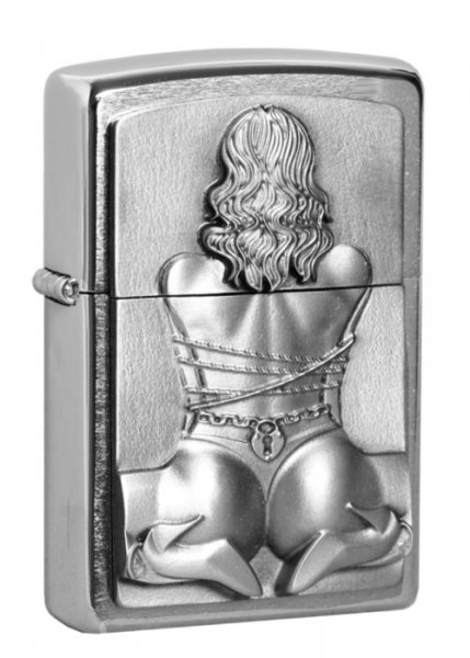 Zippo Feuerzeug Bondage Girl Emblem